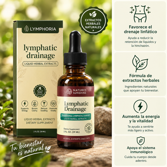 LYMPHORIA — Gotas Naturales de Drenaje Linfático (Oferta 2x1)
